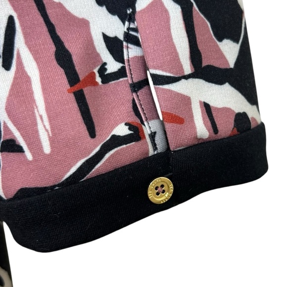 Ted Baker, Womens Shift Dress, Colour By Numbers, Crane Print - Pink Size 4 US/1 - Picture 16 of 17